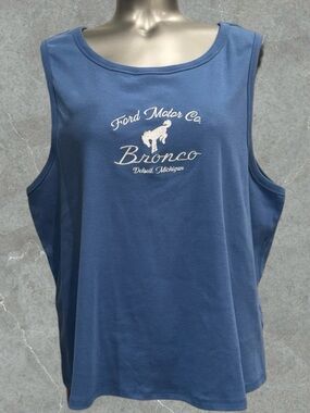 Free | Ford Bronco Embroidered Logo Sleeveless Tank